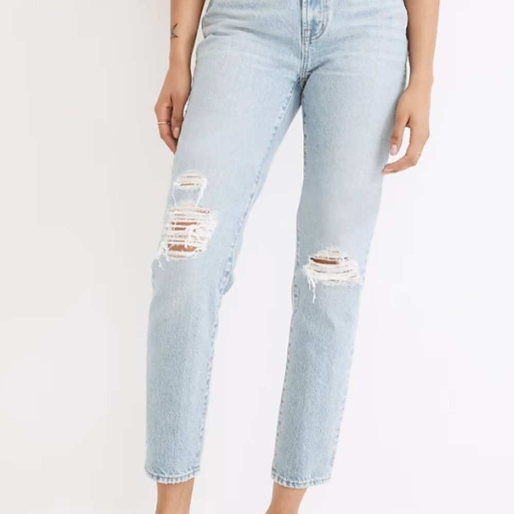 NWT: Madewell The Perfect Vintage Jean in Grandbay Wash: Ripped Edition